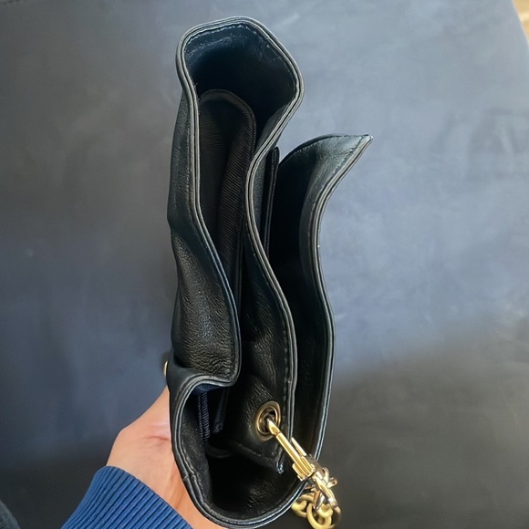 Leather Black BCBG clutch - Picture 3 of 8